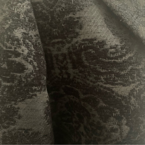 Liz Claiborne Classics Blazer Brocade Jacket Paisley Baroque Black on Black S - Picture 4 of 14